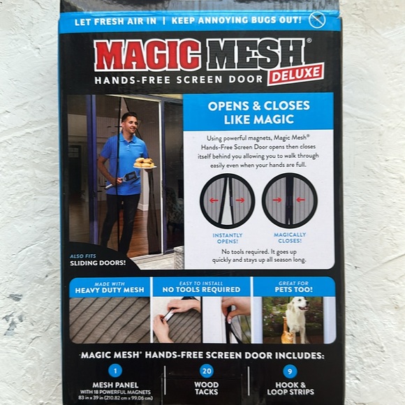 Magic Mesh Hands-Free Screen Door Deluxe - Picture 2 of 4